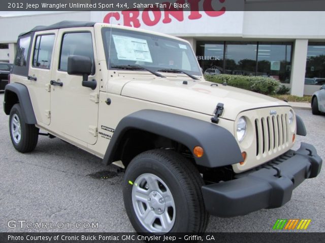Sahara Tan - 2012 Jeep Wrangler Unlimited Sport 4x4 ...