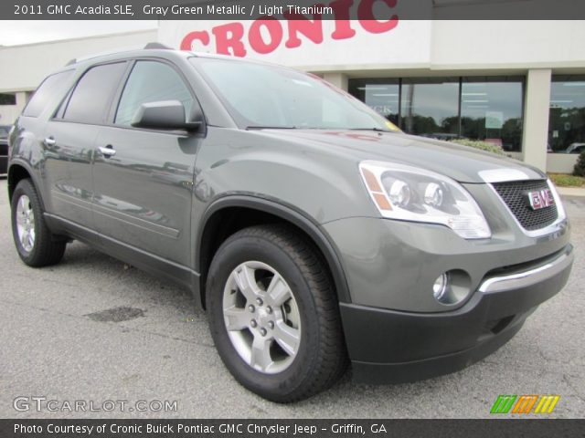 2011 GMC Acadia SLE in Gray Green Metallic