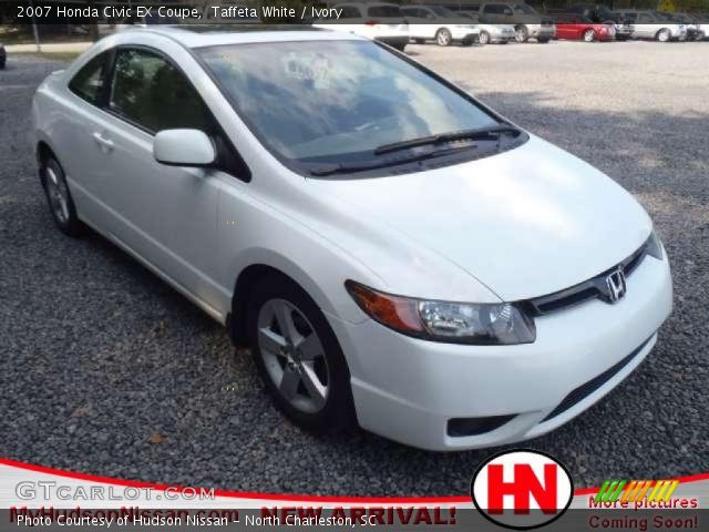 2007 Honda Civic EX Coupe in Taffeta White