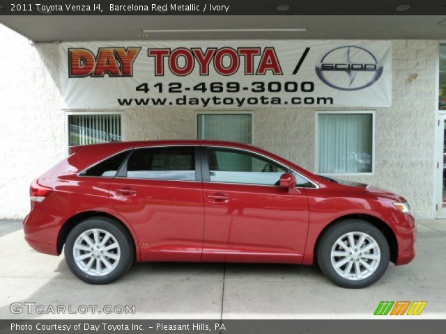 2011 Toyota Venza I4 in Barcelona Red Metallic