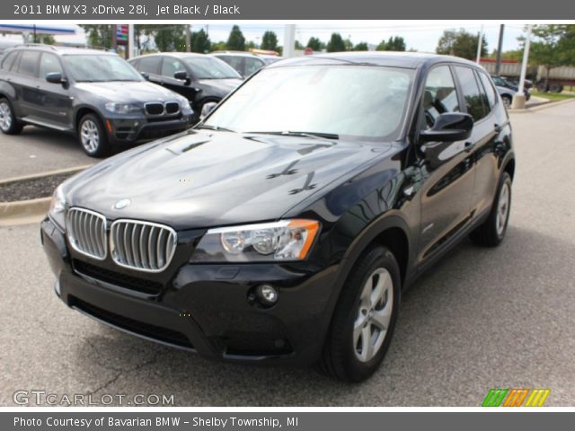 2011 BMW X3 xDrive 28i in Jet Black
