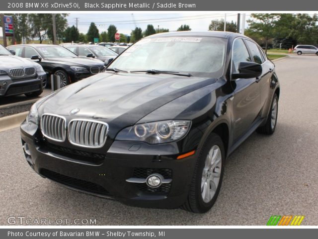 2008 BMW X6 xDrive50i in Black Sapphire Metallic