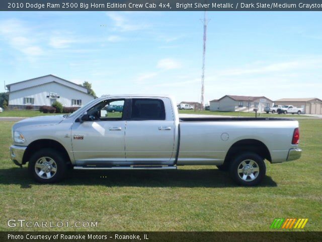 2010 Dodge Ram 2500 Big Horn Edition Crew Cab 4x4 in Bright Silver Metallic