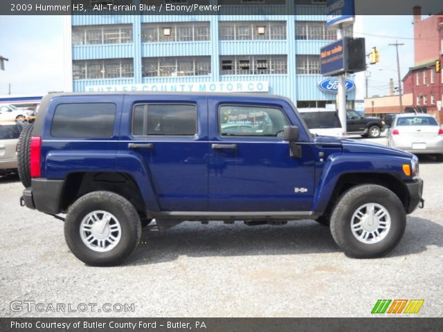2009 Hummer H3  in All-Terrain Blue