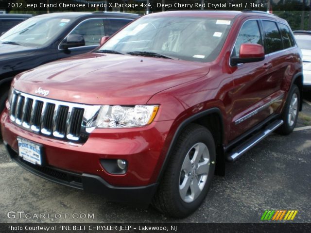 2012 Jeep Grand Cherokee Laredo X Package 4x4 in Deep Cherry Red Crystal Pearl