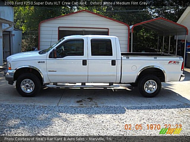 2003 Ford F250 Super Duty XLT Crew Cab 4x4 in Oxford White