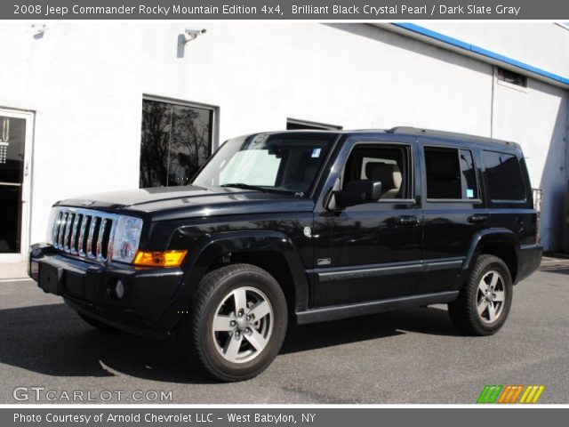 2008 Jeep Commander Rocky Mountain Edition 4x4 in Brilliant Black Crystal Pearl