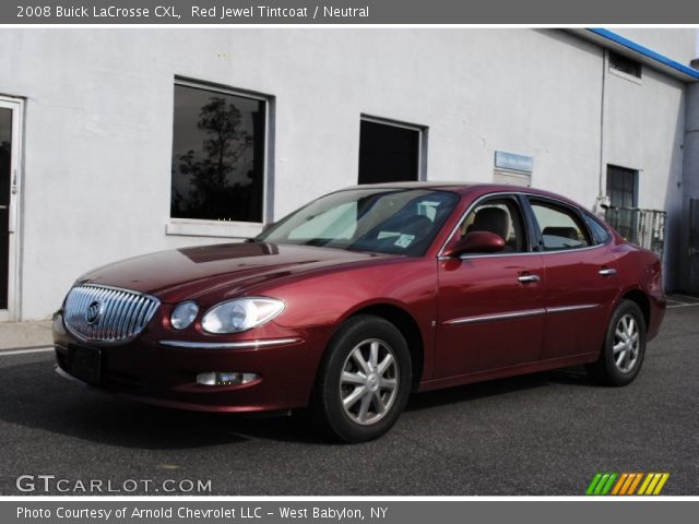 2008 Buick LaCrosse CXL in Red Jewel Tintcoat
