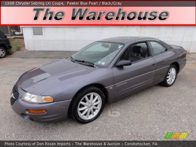 1998 Chrysler Sebring LXi Coupe in Pewter Blue Pearl