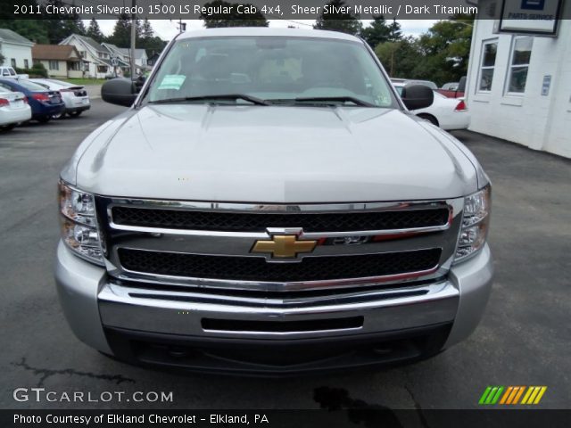 2011 Chevrolet Silverado 1500 LS Regular Cab 4x4 in Sheer Silver Metallic