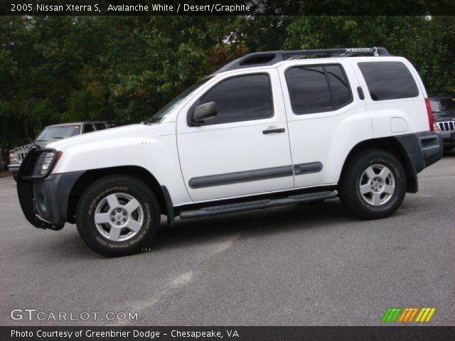 2005 Nissan Xterra S in Avalanche White