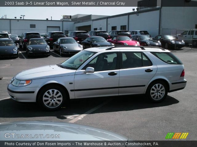 2003 Saab 9-5 Linear Sport Wagon in Silver Metallic