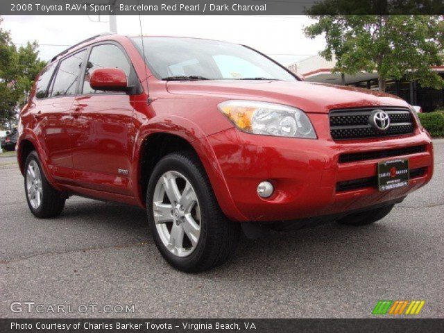 2008 Toyota RAV4 Sport in Barcelona Red Pearl