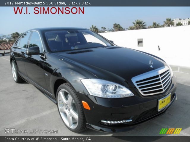 2012 Mercedes-Benz S 550 Sedan in Black