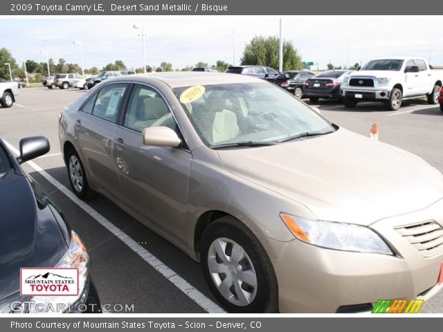 2009 Toyota Camry LE in Desert Sand Metallic