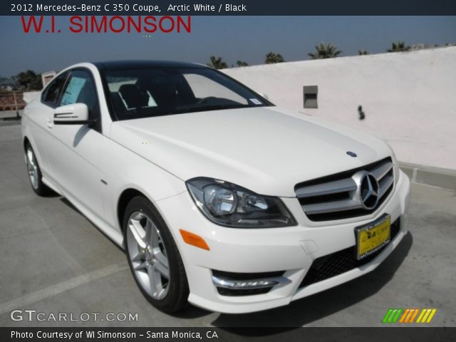 2012 Mercedes-Benz C 350 Coupe in Arctic White