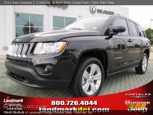 2011 Jeep Compass 2.4 Latitude in Brilliant Black Crystal Pearl