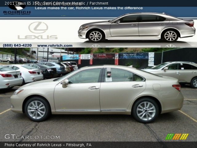 2011 Lexus ES 350 in Satin Cashmere Metallic