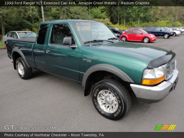 1999 Ford Ranger XLT Extended Cab 4x4 in Amazon Green Metallic