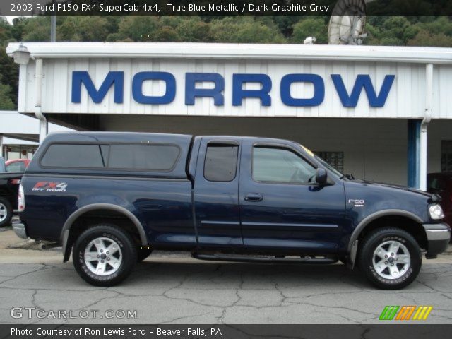 2003 Ford F150 FX4 SuperCab 4x4 in True Blue Metallic