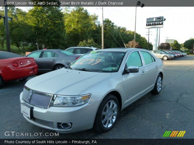 2008 Lincoln MKZ AWD Sedan in Silver Birch Metallic