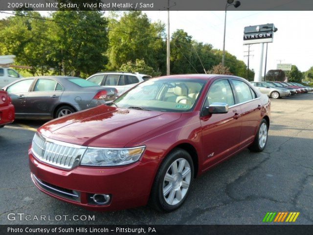 2009 Lincoln MKZ Sedan in Vivid Red Metallic