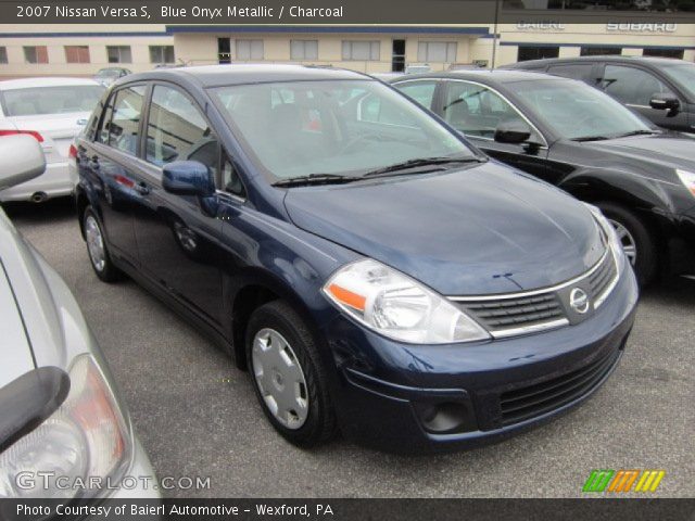 2007 Nissan Versa S in Blue Onyx Metallic