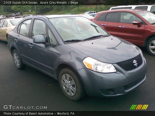 2008 Suzuki SX4 Sedan in Azure Grey Metallic