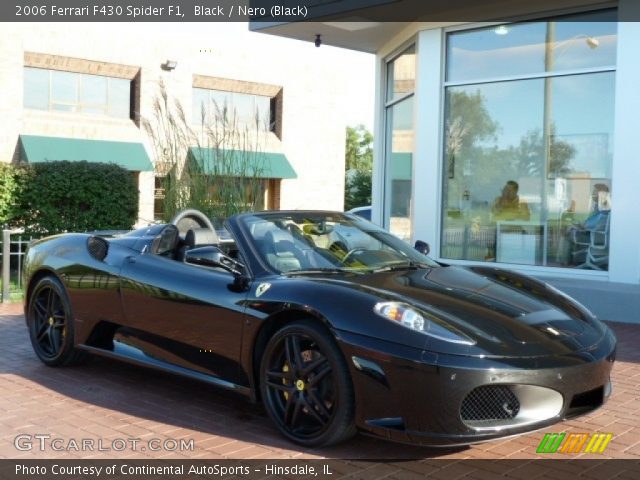 2006 Ferrari F430 Spider F1 in Black