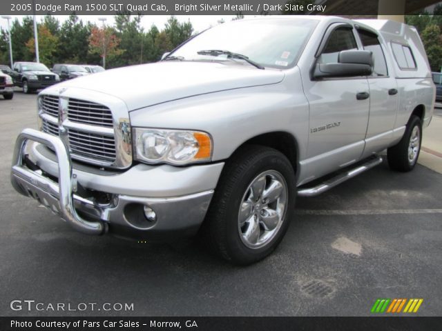 2005 Dodge Ram 1500 SLT Quad Cab in Bright Silver Metallic