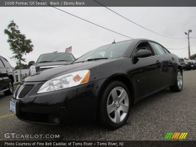 2008 Pontiac G6 Sedan in Black
