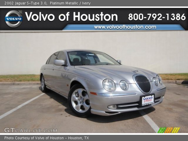 2002 Jaguar S-Type 3.0 in Platinum Metallic