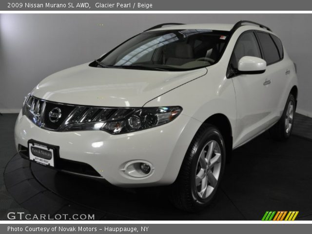 2009 Nissan Murano SL AWD in Glacier Pearl