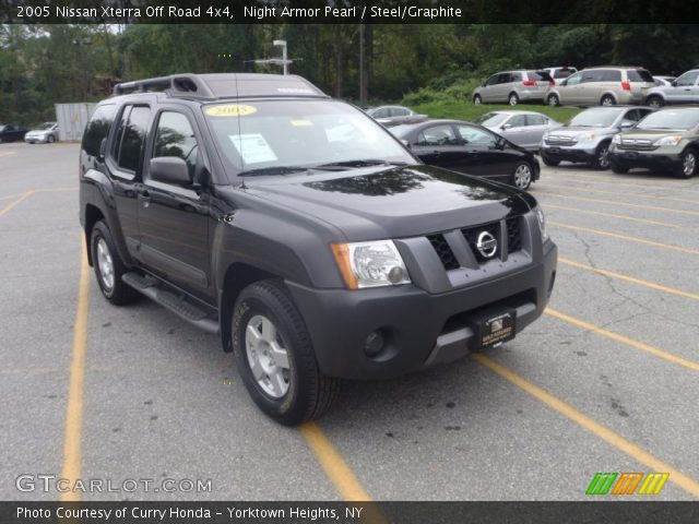 2005 Nissan Xterra Off Road 4x4 in Night Armor Pearl