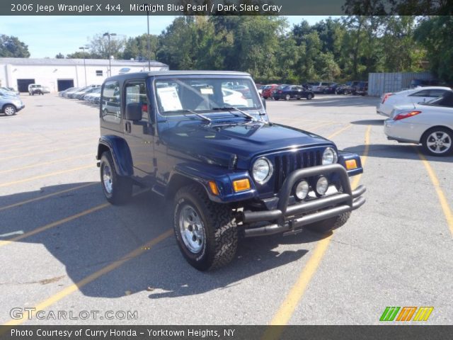 2006 Jeep Wrangler X 4x4 in Midnight Blue Pearl