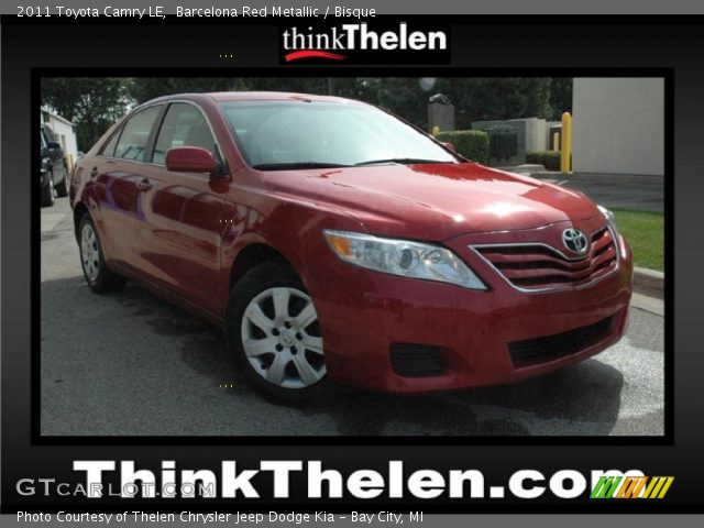 2011 Toyota Camry LE in Barcelona Red Metallic