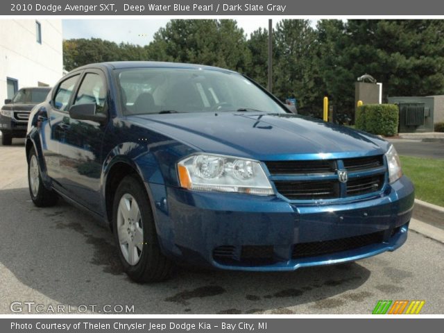 2010 Dodge Avenger SXT in Deep Water Blue Pearl