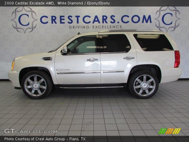 2009 Cadillac Escalade AWD in White Diamond
