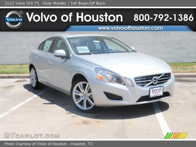 2012 Volvo S60 T5 in Silver Metallic