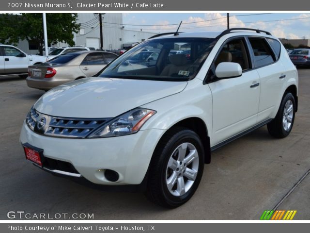 2007 Nissan Murano S in Glacier Pearl White