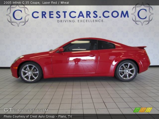2005 Infiniti G 35 Coupe in Laser Red