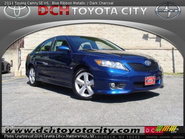 2011 Toyota Camry SE V6 in Blue Ribbon Metallic