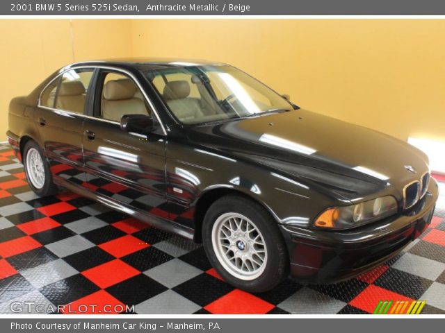 2001 BMW 5 Series 525i Sedan in Anthracite Metallic