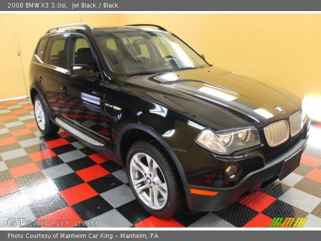 2008 BMW X3 3.0si in Jet Black