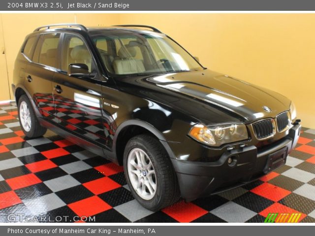 2004 BMW X3 2.5i in Jet Black