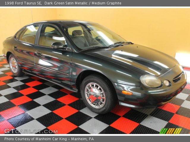 1998 Ford Taurus SE in Dark Green Satin Metallic