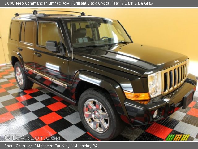 2008 Jeep Commander Limited 4x4 in Brilliant Black Crystal Pearl