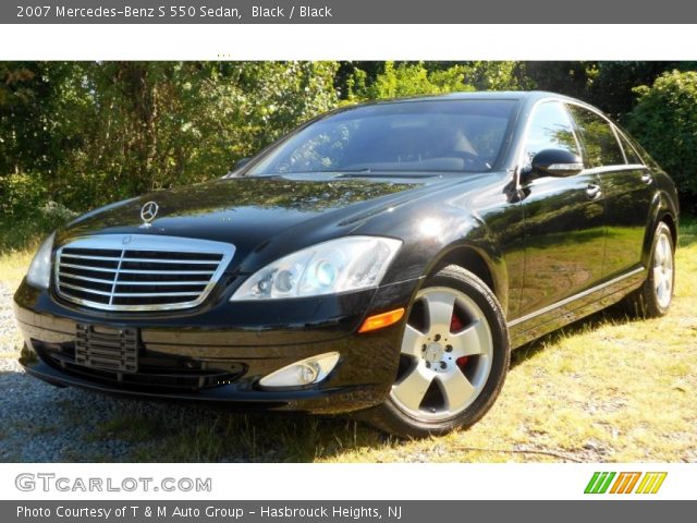 2007 Mercedes-Benz S 550 Sedan in Black