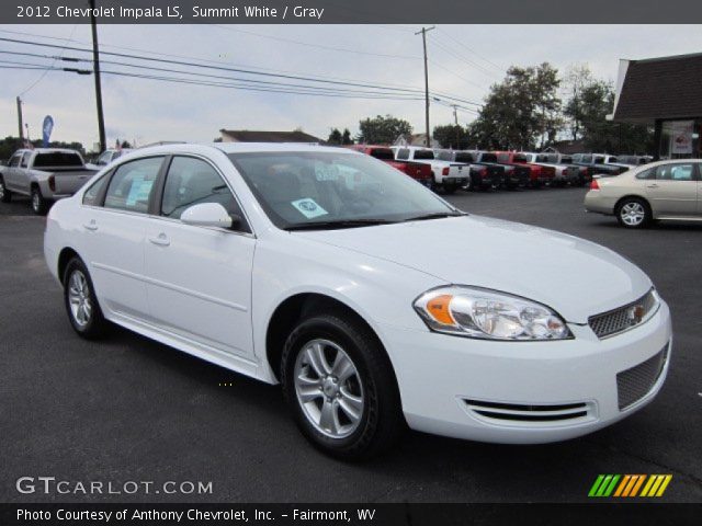 2012 Chevrolet Impala LS in Summit White