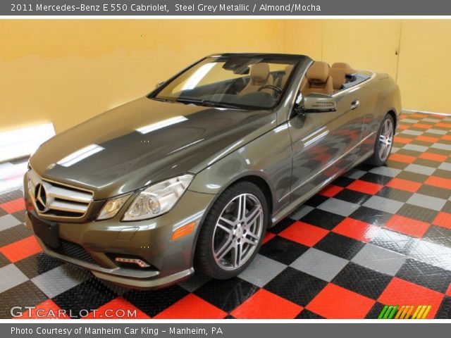 2011 Mercedes-Benz E 550 Cabriolet in Steel Grey Metallic